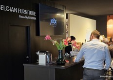 In het midden van het Belgische paviljoen kon genoten worden van een Belgisch biertje.